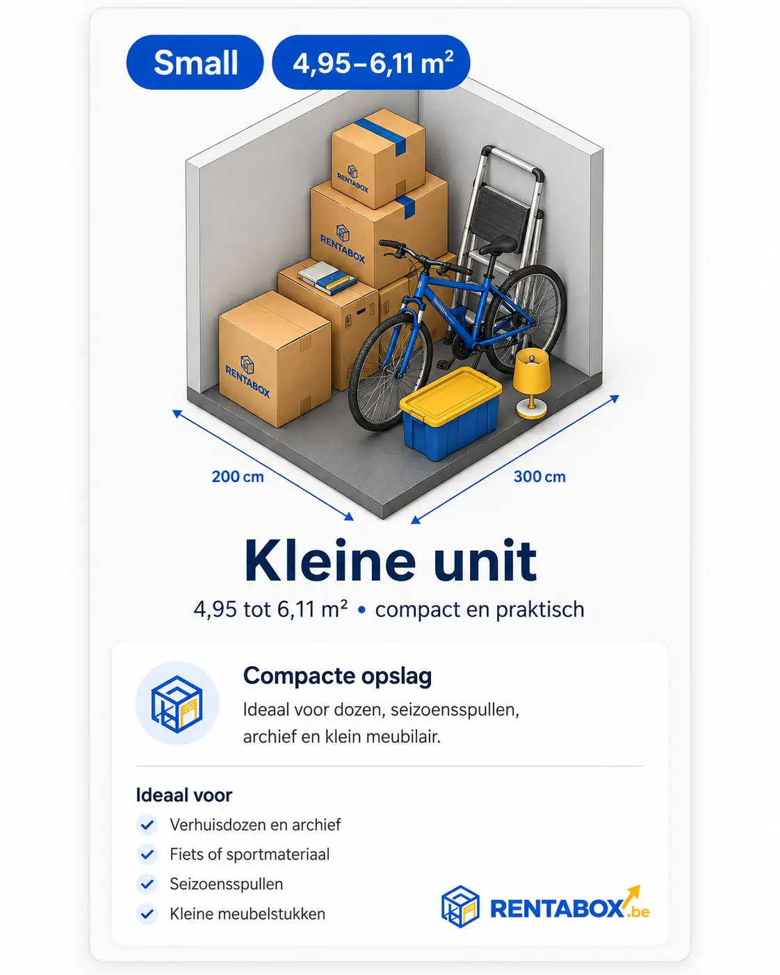kleine unit rentabox sint-truiden