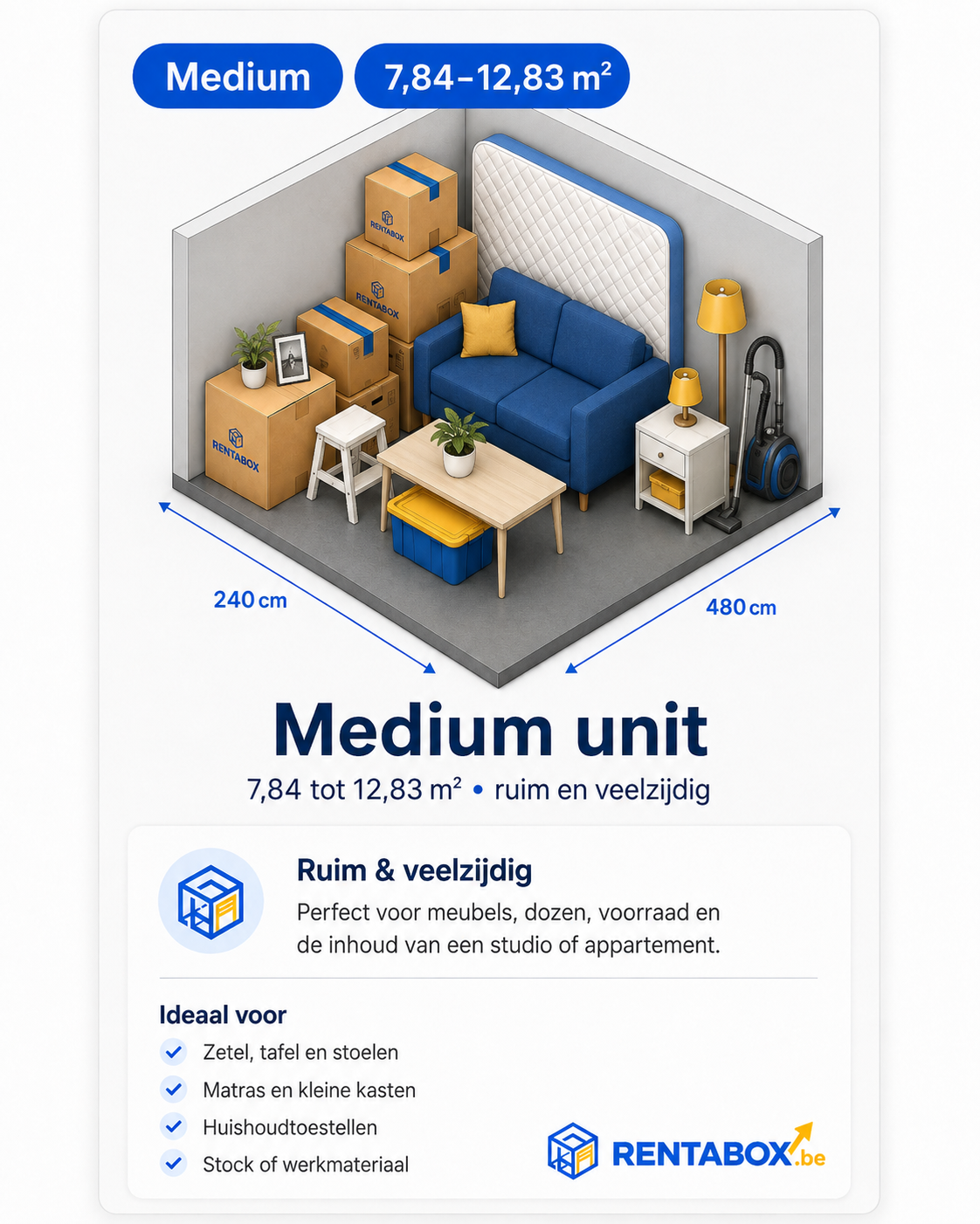 Medium unit rentabox sint-truiden